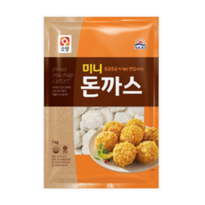 사조오양 미니 돈까스 1kg, 1세트