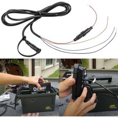 010-12199-04 4핀 전원 케이블 퀵 커넥트 어댑터는 에코 스트라이커 플러스 스트라이커 비비드 스트라이커 4 피시파인더 에코맵에 적합합니다, 010-12199-04 4핀 전원 케이블 퀵 커넥트 어