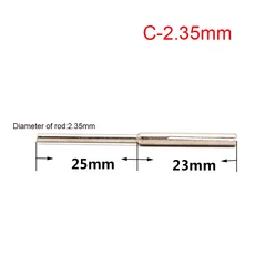 1-100PCS 샌드페이퍼 클램프 2.35/3.0mm 고정 막대 분할 맨드릴 전기 그라인더 액세서리 용 긴 연마 홀더, 08 1Pcs, 03 C-2.35mm