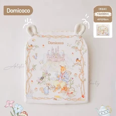 Domicoco 嬰兒防吐奶斜坡枕 15°傾斜支撐脊椎發育, 午後休閒時光 55cm超長尺寸 可拆洗 經典版 45x55x8cm