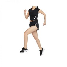 나이키 우먼스 템포 스우시 런 드리이 핏 반팔 II5520-010 274767