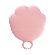 寵物罐頭矽膠保鮮蓋貓罐頭勺組，多功能寵物餵食工具，食品級矽膠材質安全無毒，保鮮防變質，讓毛孩飲食更健康, 1個, 貓罐頭密封蓋粉色, 粉色