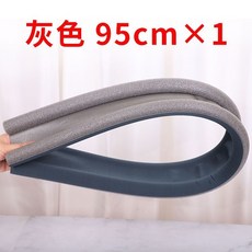 桃園出貨 門縫密封條 防蟲門縫擋 門擋 門縫擋 門縫條 隔音條 加厚防風隔音門縫條 防沙門擋 門窗密封條 防風門擋, 1個, 海綿:灰色【95cm/根】 1根