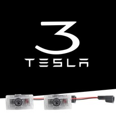 모델 하이랜드 액세서리용 라이트 자동차 도어 프로젝터 웰컴, 1. For Tesla-02 B, 1개