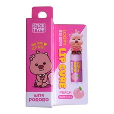 루피 립큐어 LOOPY LIP CURE 2.5g 복숭아향, 1개