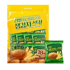 스낵24 리얼생감자스틱 포테이토스낵 대용량 과자, 2개, 360g
