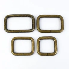10/20개 16-50mm 금속 가방 링 버클 바느질 스트랩 웨빙 트라이 글라이드 슬라이더 클래스프 벨트 키체인, 12 38mm 10Pcs, 15 F4-5-Bronze
