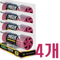 산도깨비 멤브렌 케이스 네오엑스 피톤치드 빨간색, 4개, 빨강색