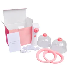 가슴 마사지 펌프는 가슴 처짐 이중 흡입 컵, 01 large size, 02 double