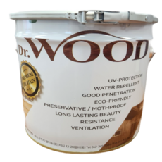 친환경인증 닥터우드 오일스테인 10리터 오일스텐 데크 방부목 방수 방청, 1개, 10L, 화이트