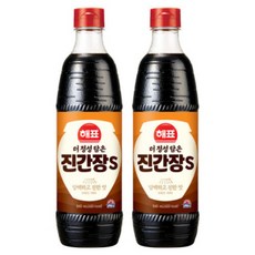 사조해표 해표 더 정성 담은 진간장S 840ml 2병