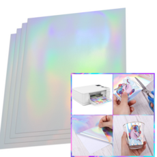 GO마켓 홀로그램시트지 A4 홀로그램 접착 스티커, 오로라, 1개, 10개입