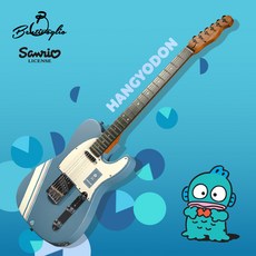 벤티볼리오 산리오캐릭터즈 일렉기타 ST250S Hangyodon 한교동, 1개, Hangyodon (한교동)