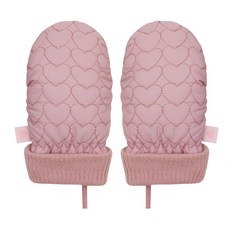 쿵스쿵스 러브베리 아기 벙어리장갑 하트 겨울장갑 유아 돌아기 썰매 장갑