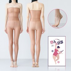 국산 에어로빅 롱타입 전신 바디 타이즈 1매, 커피