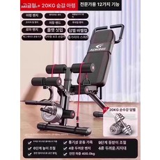 레그익스텐션기구 레그컬 가정용 하체운동 프레스, 12 in 1+20KG 덤벨, 기본 모델명/품번