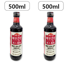 해천 금표생추왕간장, 1L, 4개