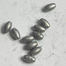 리드 낚시 달린 싱커 루어 올리브 무게 모양 플라스틱 3G 플러그가 슬립 40G, 0 4g 20pcs