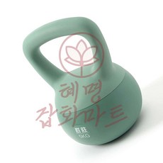 혜명잡화마트 소프트 케틀벨 5kg 그린