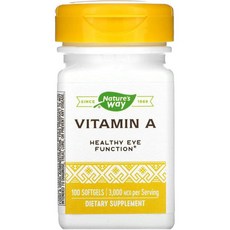 네이쳐스웨이 Nature's Way Vitamin A High Potency Supports Healthy Eye Function* 3 000 mcg per Serving, 1개