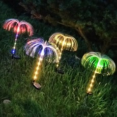 XiHAMA 시하마 태양광 정원등 RGB LED 야외등 캠핑 실외정원등 2개, 투명파이프(웜화이트), 1단
