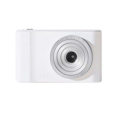 ccd數位相機 校園復古學生相機 隨身錄像自拍神器 高清高像素 入門級卡片機, K3白色 4400W像素可自拍+無內存卡, 1個