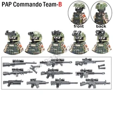 현대 군사 피규어 빌딩 블록 미국 특수 인감 팀 러시아 독일 우크라이나 알파 해병대 벽돌 장난감, 01 China Mainland, 25 노란색