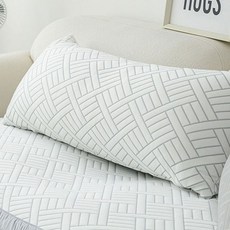 JT 듀라론 3중직 바디필로우 화이트 40X100cm 롱쿠션 쿨바디필로우 여름바디필로우