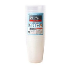 롯데이라이프 다회용 투명컵, 190ml, 20개입, 1개