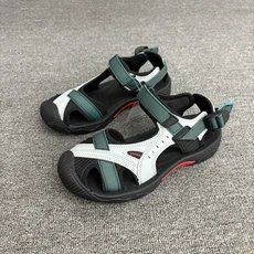 2025 Baotou 샌들 여성 임산부 새로운 야외 미끄럼 방지 부드러운 밑창 강 추적 스포츠 플랫 바닥 해변 신, 10 40Foot length25.0cm, 11 A13