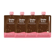 쉐이크베이비 단백질쉐이크 초코맛, 35g, 4개