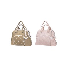 힐크릭 여성 골프 가방 H422 여성 퀼팅 보스턴백 BEIGE/PINK 2HCBOM4819BEPI_SC, 핑크