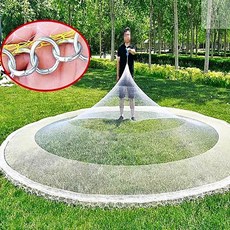 원형고리투망 특대형 중형 민물바다겸용 수동 투척어망 바다투망 투망던지는법소품, 대형