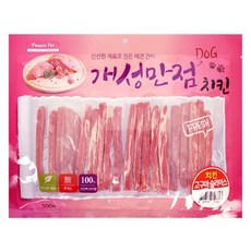 개성만점 300g 치킨 - 고구마 슬라이스 애견 간식, 1개