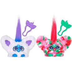 Furby 퍼비 퍼블렛 홀리데이 미니 프렌즈 2개 세트 Pep-Mint & Sno-Flay