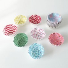 일본패턴 코팅종이 반찬컵 (96매) 전자레인지사용, 1개, A. 도시락 분리컵
