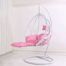 라탄 행잉의자 카페 실내 실내그네 실내 둥지의자, 1인용 라탄 화이트 플래그십