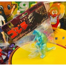 CCP Middle Size Series 1999年 哥吉拉 第11彈 金屬 深綠 粉紫鰭 軟膠 彩膠 玩具, 1個