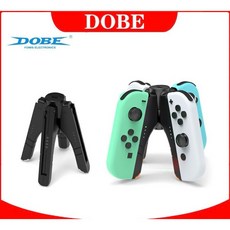 DOBE Switch OLED 充電握把 手把 JOYCON 控制器 A型充電器 充電支架 - 舒適握感，邊玩邊充, 1個