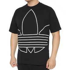adidas 愛迪達 Original Short Sleeve Daily Short Sleeve Round T-shirt Sportswear Big Trefoil Tee