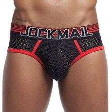 JOCKMAIL 메시 비키니 남성 팬티 블랙 섹시 레이스 남성 팬티 다색 섹시 팬티 남성 팬티 엠보 바짓가랑이