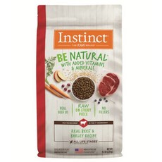 Instinct 真實牛肉大麥配方狗糧，無穀物，全生命階段適用，添加維生素礦物質, 2kg, 1個, REAL BEEF