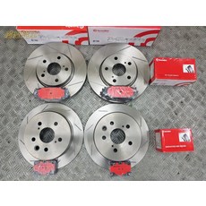 BREMBO 劃線碟盤含來令片 適用 ACCORD 雅歌 7代 K11 2.0 8代 k13, 1個, N/A