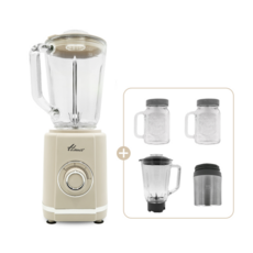한일 올인원 블렌더믹서기 글라스 다용도 고속 믹서 분쇄기, 베이지