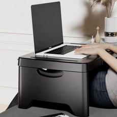 휴대용 폴딩 베드 테이블 접이식 노트북 이동식 책상 san+4382zw, 노트북책상 브라운, 본상품선택