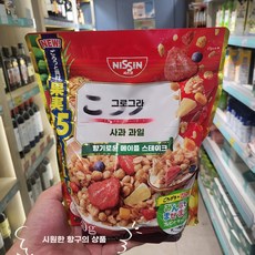 홍콩 구매대행 수입 시리얼 과일 NISSIN 320g 혼합 영양 닛신 초콜릿 아침 식사 견, 1개, B. 혼합 과일 시리얼 320g