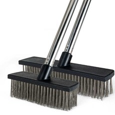 철브러쉬 수세미 청소용솔 블랙 학교청소 녹제거 밀대, 1개, 17CM표준모델(청소+수납)