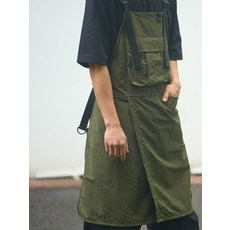 작업복 제과제빵 앞치마 목공용 바리스타 단체 플로리스트, 1개, 올리브그린 L