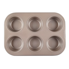 아노마드 머핀틀 팬 6구 골드, 2개