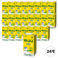 푸르밀 바나나우유, 24팩, 190ml
